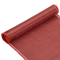 Carbon Fiber Fabric Sheet Roll 4.9ft x 11.8″ 2×2 Twill Weave 3K 220g for Repair