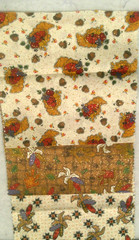 Fabric Red Rooster “Corny Oak” Cornucopias filled w/Harvest, Corn 3 Pcs $2.95