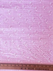 PINK NY YANKEES Fabric Cotton Material Baseball 1/2 yard 18″ x 57″ NEW MLB