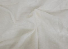 Off White 100% Woven Linen Fabric By the Yard 200 GSM 9/24