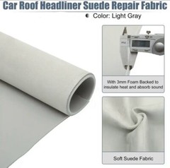 Car Sky Suede Fabric with Foam – Suede Headlin Fabric Foam