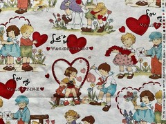 For My Valentine ALEXANDER HENRY QUILT FABRIC 100% COTTON RARE Sold By Half Yard