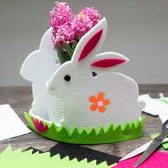 Nonwoven Flower Sticker for Art Craft Sewing Decoration 28mm Assorted Color