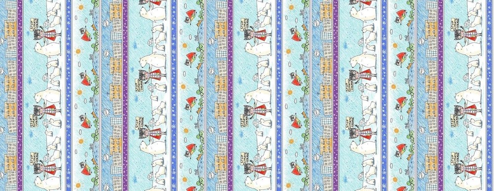 Michael Miller Save Our Planet, Multi – 15 Yard Bolt -Stop Climate Change – New