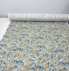MAGNOLIA HOME TILLY DENIM BLUE ABSTRACT FLORAL MULTIUSE FABRIC BY YARD 54″W