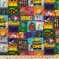 Kinder Kids Patch Cotton Calico Fabric