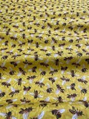 Frolicking Fields Bees Yellow – Paintbrush Studio Cotton Fabric