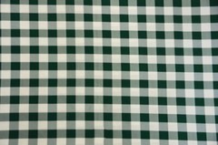Poly poplin checkers Hunter Green 100% Polyester picnic fabric 60″wide yard