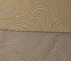 DONGHIA BELMONTE CREMA ZEBRA ANIMAL VELVET MULTI USE FABRIC 4.25 YARDS 50″W