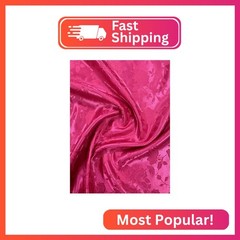 Sedona Designz 58″ Wide Satin Jacquard Rose Brocade Fabric – 100% Polyester, Ide