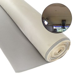 Suede Headliner Fabric Foam Backed Replace Saggy/Tore/Smell/Filthy Car Roof Dome