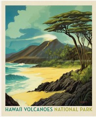 Redwood Poster Panel National Parks 35 1/2in x 43 1/2in
