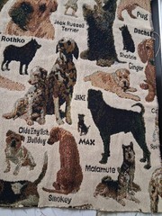Dog Breed Tapestry Fabric 27×35