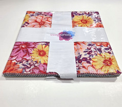 Layer Cake 10” Boundless Fabrics Hey Dahlia 1-43-005-42/SYM16580 Pink Blue White