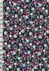 Asian – SHIZUKA – Small Compact Blossoms – FLEUR-CM3166-MULTI – By the Half Yard