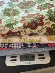 Vintage Fabric Lot (5 Bundles)