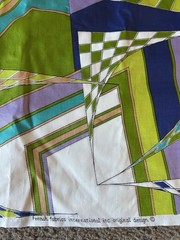 French Fabric International Design 4 Yards Modern Geometric Design