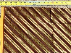 Indonesian Batik Cotton Fabric Danar Hadi Solo 40×90″ Parang Rusak Design 1970s