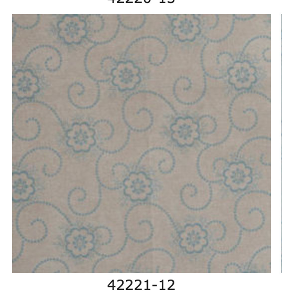 RETIRED Moda COLD SPELL Snow Flowers Blue by Laundry Basket Quilts – 2 yards