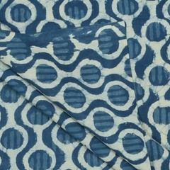 20 Yard Hand Block Art Flower Print Cotton Indian Natural Sanganeri Print Fabric