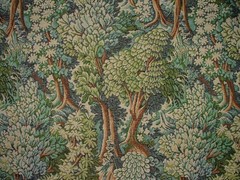 Tapestry Curtain Upholstery Fabric Woodland Forest Tree Cushion 15 Metre Roll