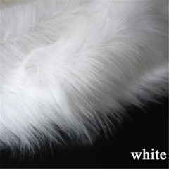 9cm Long Plush Fabric Faux Fur Fluffy Cloth Cosplay Clothes Jewelry Display Warm