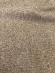 3 YDS Handwoven Natural Taupe Wool – Rustic Tweed SOFT Homespun 63″ wide 7.4 oz