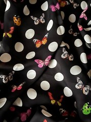 Authentic Top Italian designer Luxury dress fabric. Made in Italy. pure silk