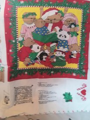 VTG Stunning 14 Christmas Quilting ,Cats,Bear Pillow Shirt LG Appliqués Fabric
