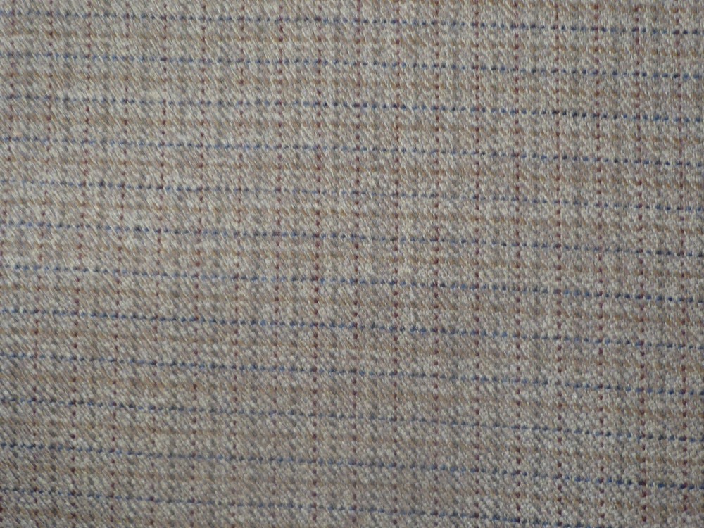 Beige, Blue, Brown, Small Check Wool Suiting from Italy