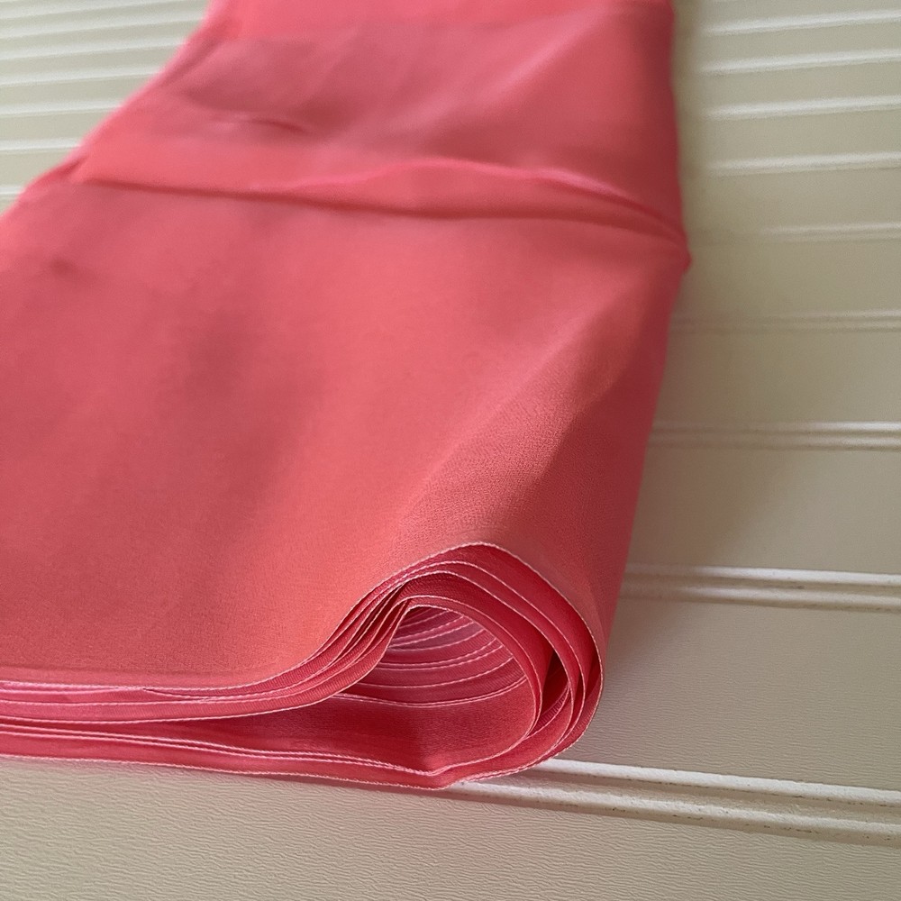 SILK SALMON FABRIC 3 Yards x 21 Inches Wide or 108 Inches x 21 Wide