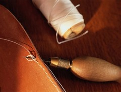 Waxed Thread, 328 Yards 150D 1MM Leather Sewing Thread for Beige #002