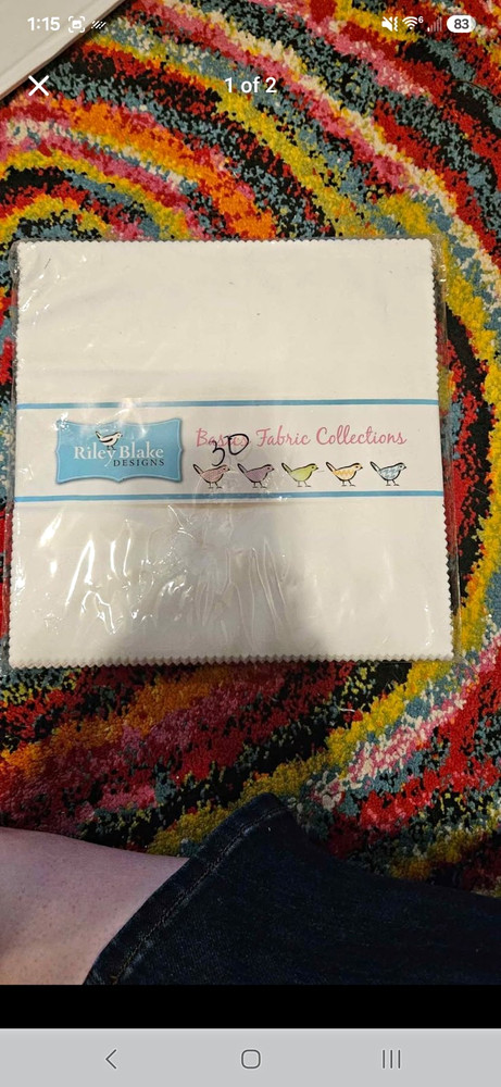 Riley Blake Designs Riley White Solid 10″ Stackers Layer Cake 42pc Cotton Lot