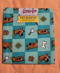 Scooby-Doo 🐕‍🦺 Fat Quarter Blue-Green 18″x21″ 100% cotton New! Free shipping!