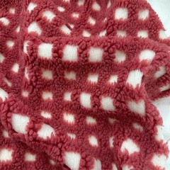 50*145cm Lamb Wool Jacquard Fabric for Winter Coats Pajamas Sofa DIY Sewing NEW