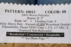 Heavy Duty Fabric Samples 100% woven Polyester Crafting Upcycling Bag Making etc
