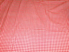 Gingham Print Fabric Coral Pink 3 YDS 58″ X 108″