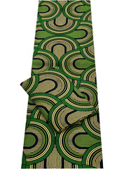 Polyester High Quality Design – Green Navy Yellow Cream Mint Black