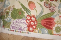 1 of 30 yds COWTAN & TOUT Fabric Angelica Floral Linen Cotton Upholstery BTY