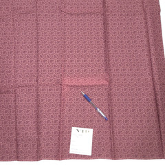 VTG Paisley Light Maroon Small Print Cranston Cotton Fabric 2 YDS READ As Is