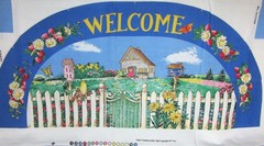 Vtg Fabric Traditions Four Seasons Cut & Sew Fabric Panel Circa 1998 Colorful!!