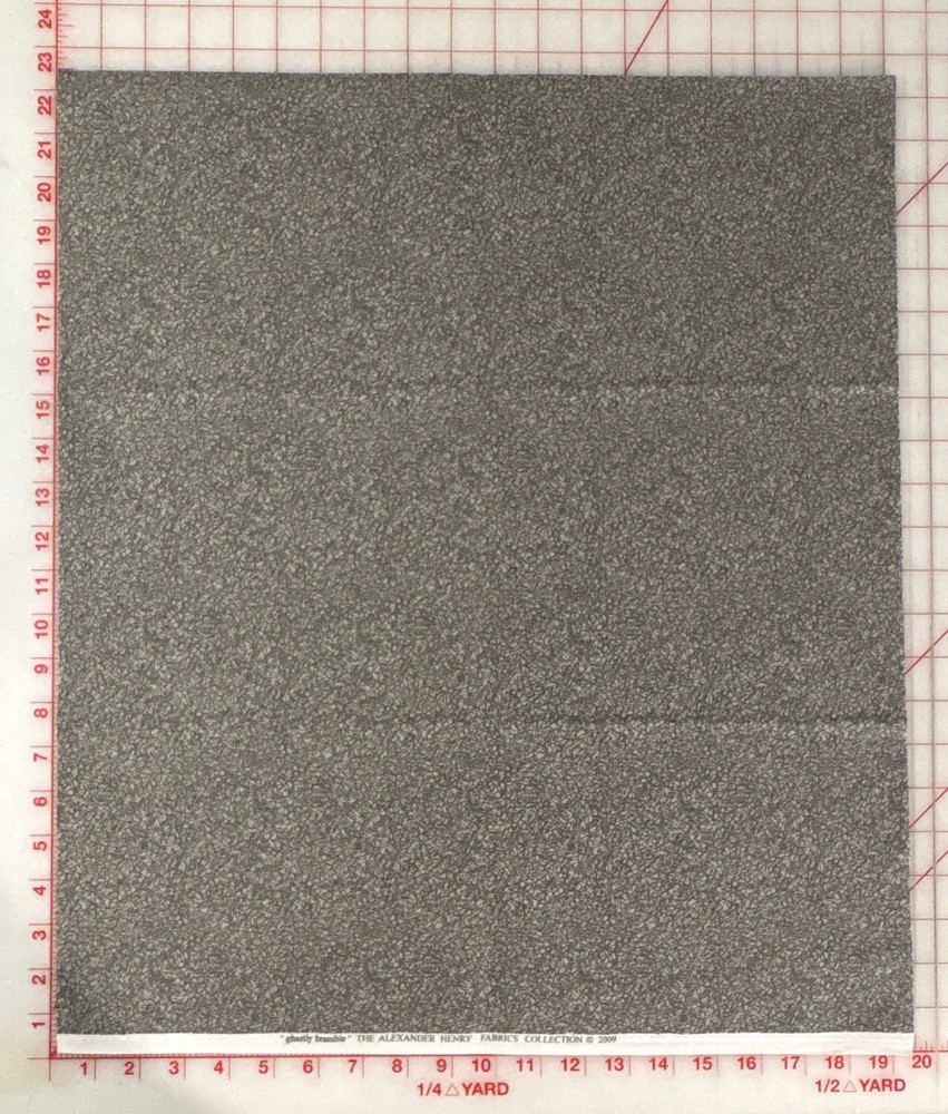 Alexander Henry Ghastly Bramble 2009 – Gray Bramble Fabric Half-Yard