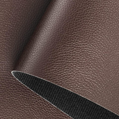 Faux Leather Brown PU Leather Fabric 36″ X 54″ 1 Yard 0.8 Mm Thickness Synthetic