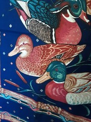 Duck Fabric Panels 12 Springmaid Southwestern VTG Mallard Wood 2 3/4 yrds x 45″w