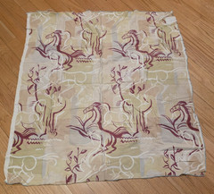HTF VTG Mid Century Horses Colts Cotton Fabric Store Sample Rich’s Atlanta