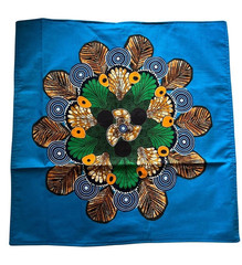 Hand painted Multicolor Throw Pillow Cover. Size 22”