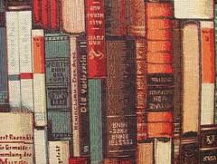 Library Books Tapestry Fabric Curtain Upholstery Cushion Blanket Throws Use