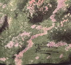 Thomas Kinkade Lighthouse Sailboat Quilt Fabric Panel – Moda BasicGrey Grunge