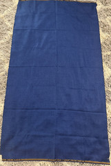 LORO PIANA ? FABRIC BLUE LINEN/SILK NEW 1.5 sq YARDS