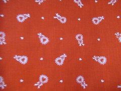 Wamsutta OTC VALENSTINE`S Cotton Fabric HEARTS ALLOVER RED/WHITE 1Y BY 44″